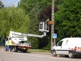 Nacelle sur porteur VL articulée et télescopique type 162 ATL - Guelorget